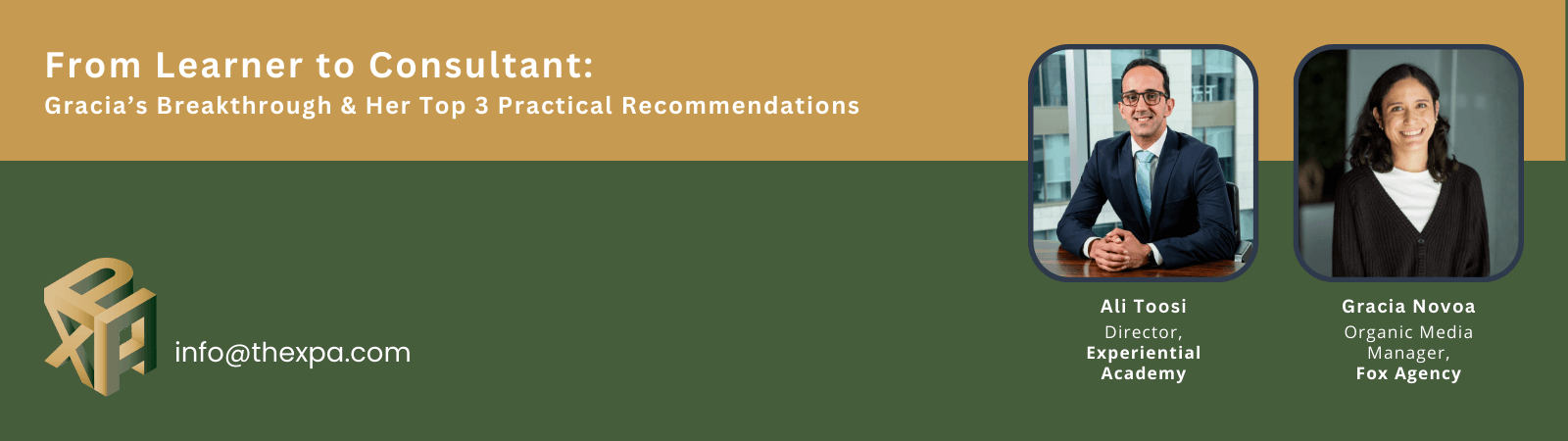 From Learner to Marketer: Gracia From Learner to Marketer: Gracia